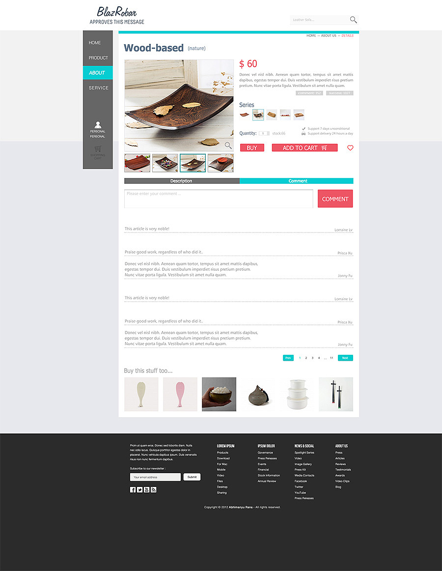 创意家居电商网页设计 打造沉浸式的灵感与购物体验